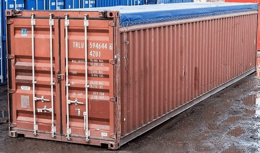 Used 40 ft Standard Open Top Shipping Container