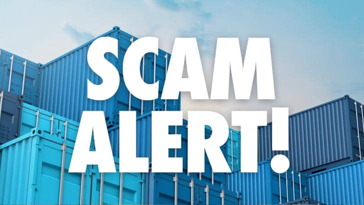 Avoid shipping container scams by purchasing with container sales group.