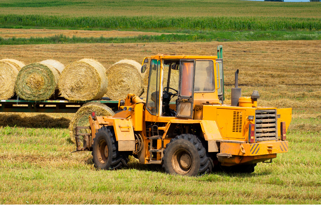 farming equipment storage with shipping containers and conex boxes