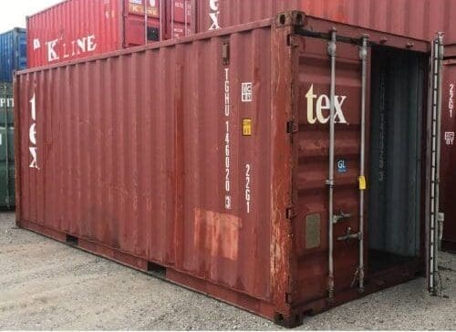 20 ft Wind & Water Tight Shipping Container For Sale.
