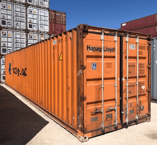 40 ft. Used Wind & Water Tight Shipping Container