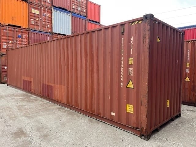 40 ft high cube used shipping container for sale near me