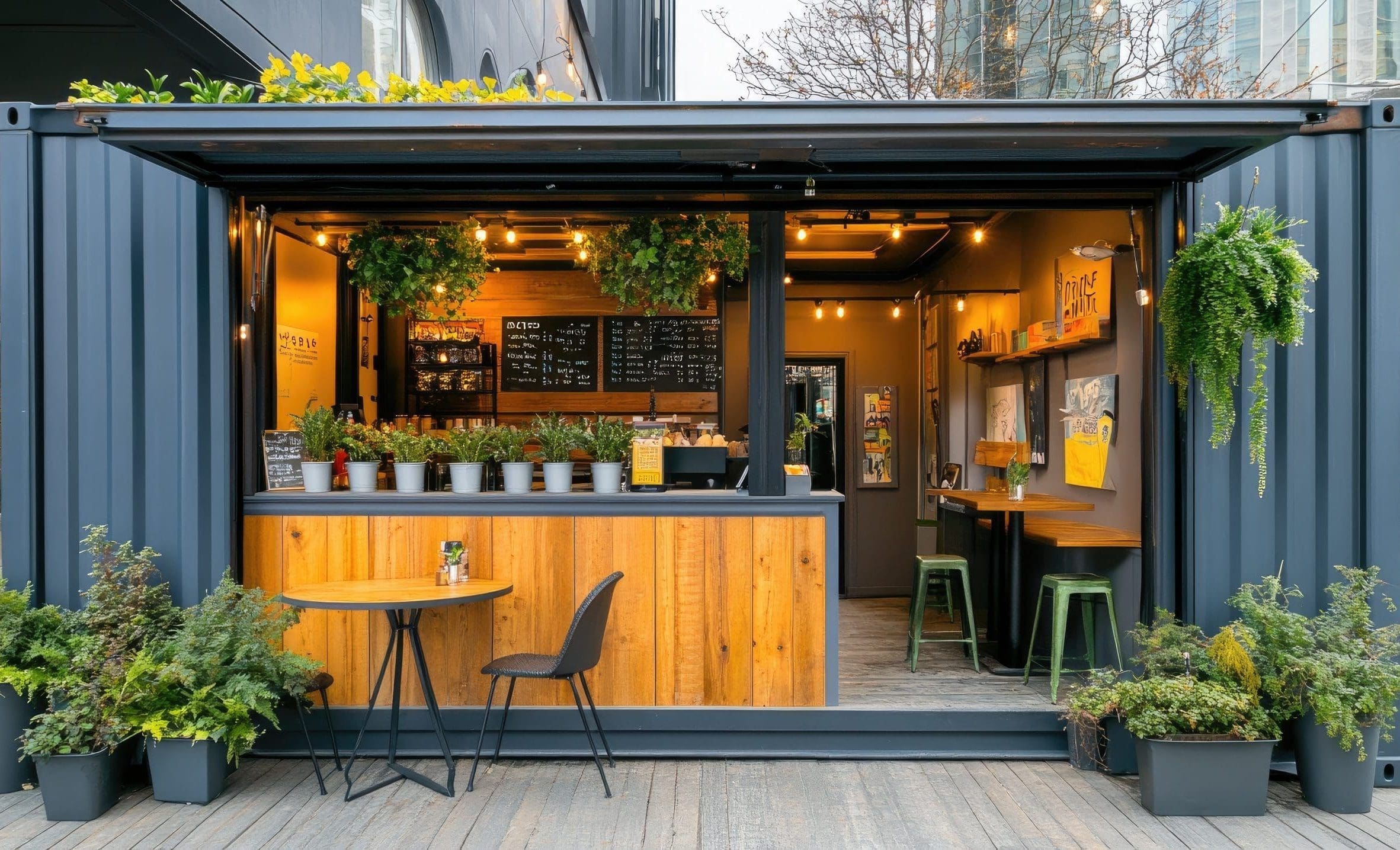 20 ft open sided shipping container retail pop up ideas